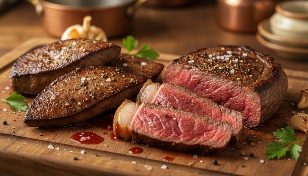 Viande rouge et foie de veau, sources de fer héminique bien assimilé