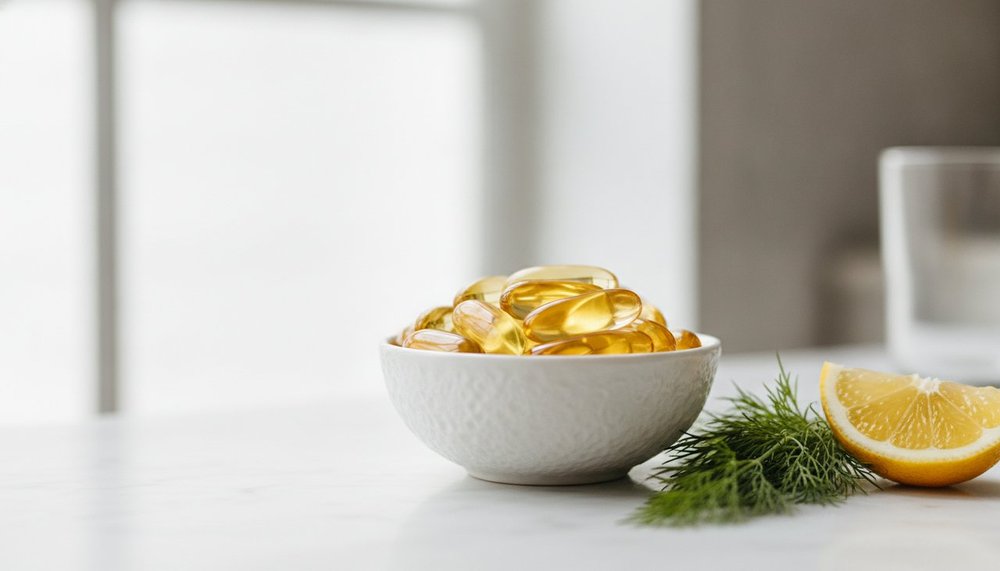 Capsules d'oméga-3 Nutri&Co riches en EPA et DHA