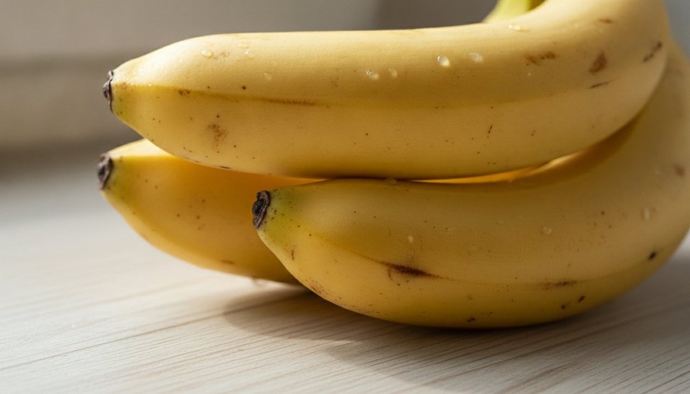 Regime de bananes mures, fruit pauvre en vitamine K compatible avec les anticoagulants