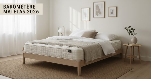 Barometre Matelas 2026 : le classement chiffre des 10 meilleurs modeles testes