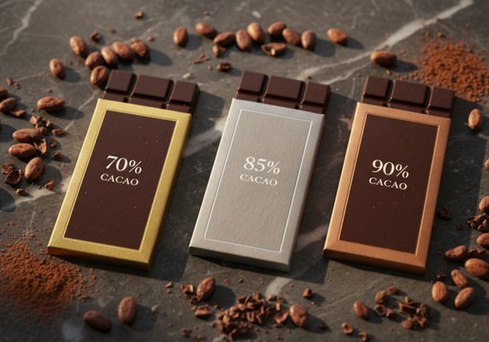 Calories du Chocolat Noir : 70%, 85%, 90% — Quel est le Meilleur ?