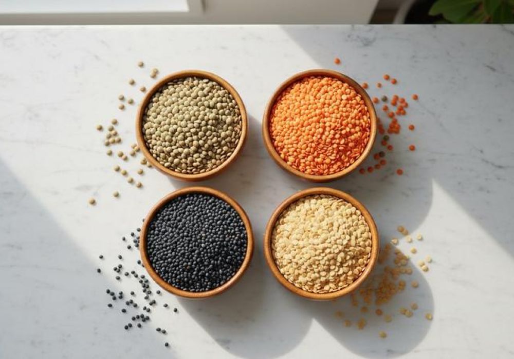 Calories des Lentilles : Vertes, Corail, Beluga — Comparatif