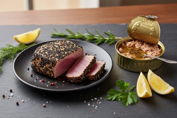 Calories du Thon : En Boite, Frais, Steak — Tableau Complet