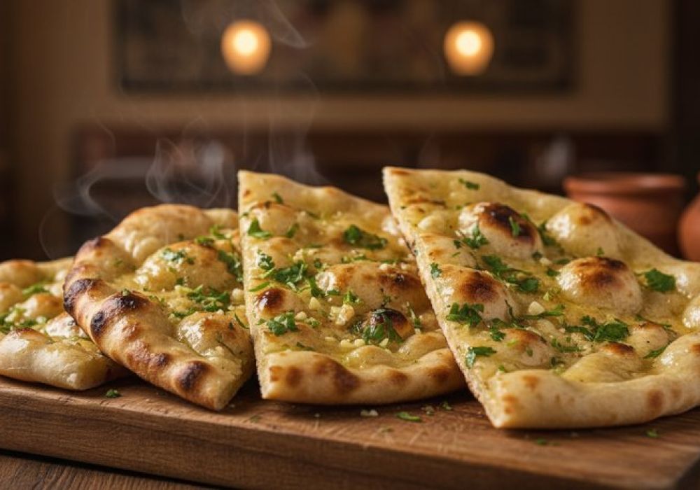 Calories du Naan : Nature, Fromage, Ail — Comparaison des Pains