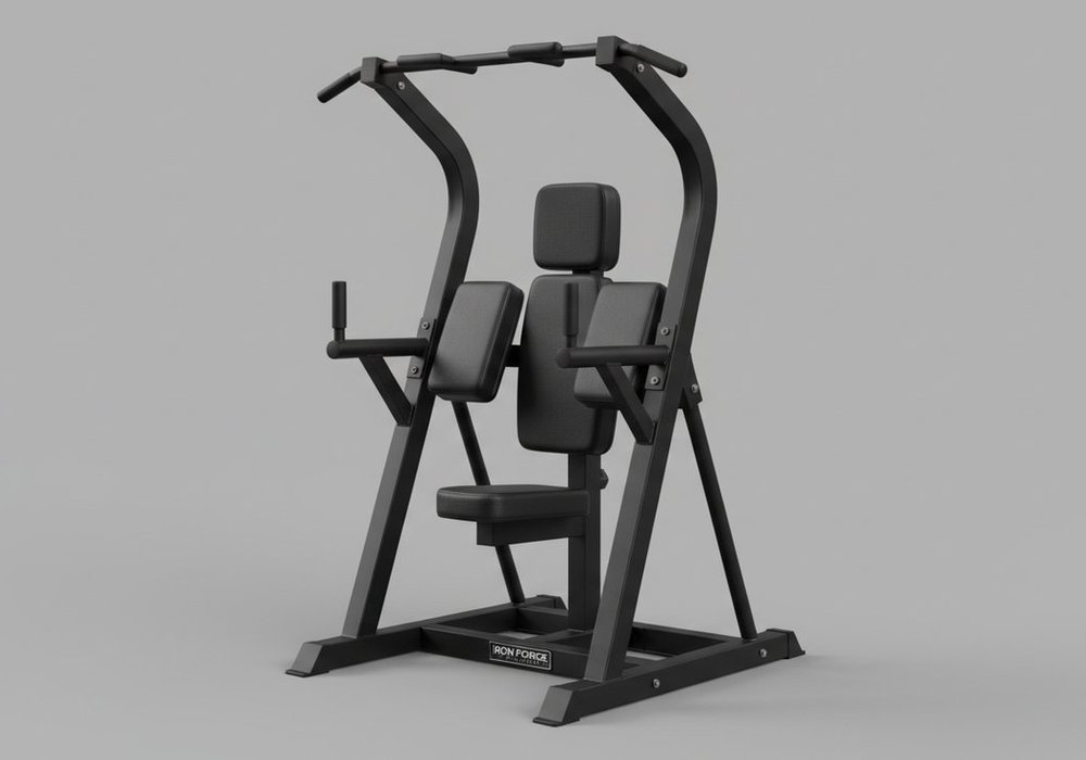 Chaise romaine / power tower home gym avec barre de traction et dips