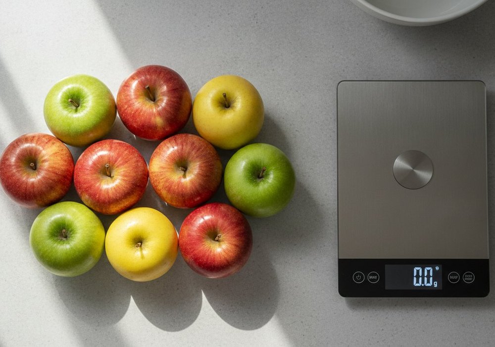 Combien pèse une pomme ? Poids moyen par calibre et variété