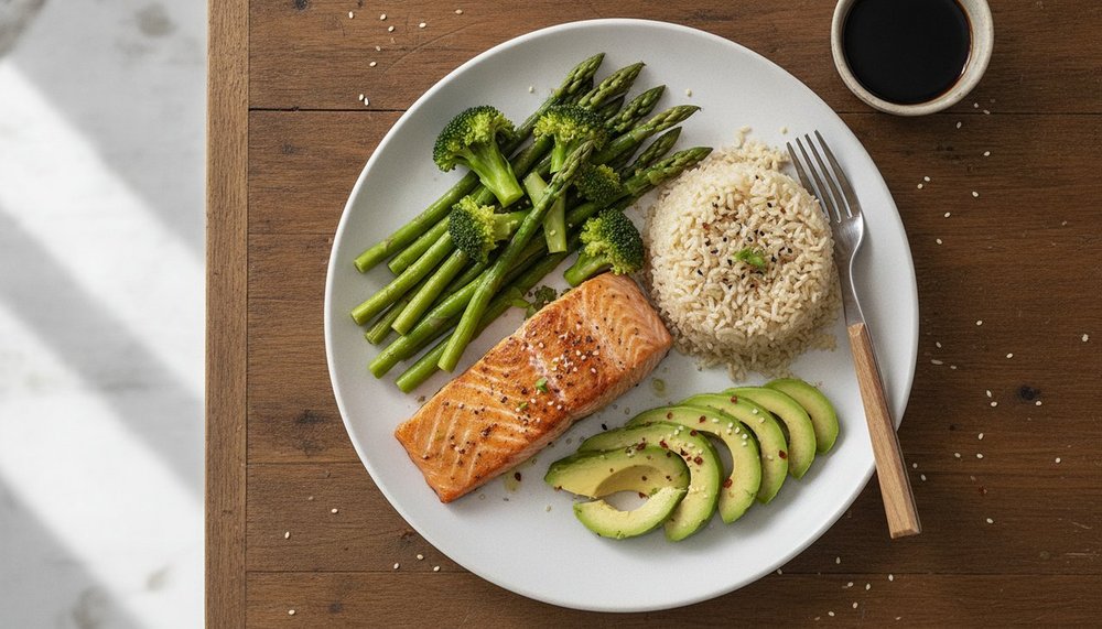 Assiette équilibrée pour perdre du poids en une semaine