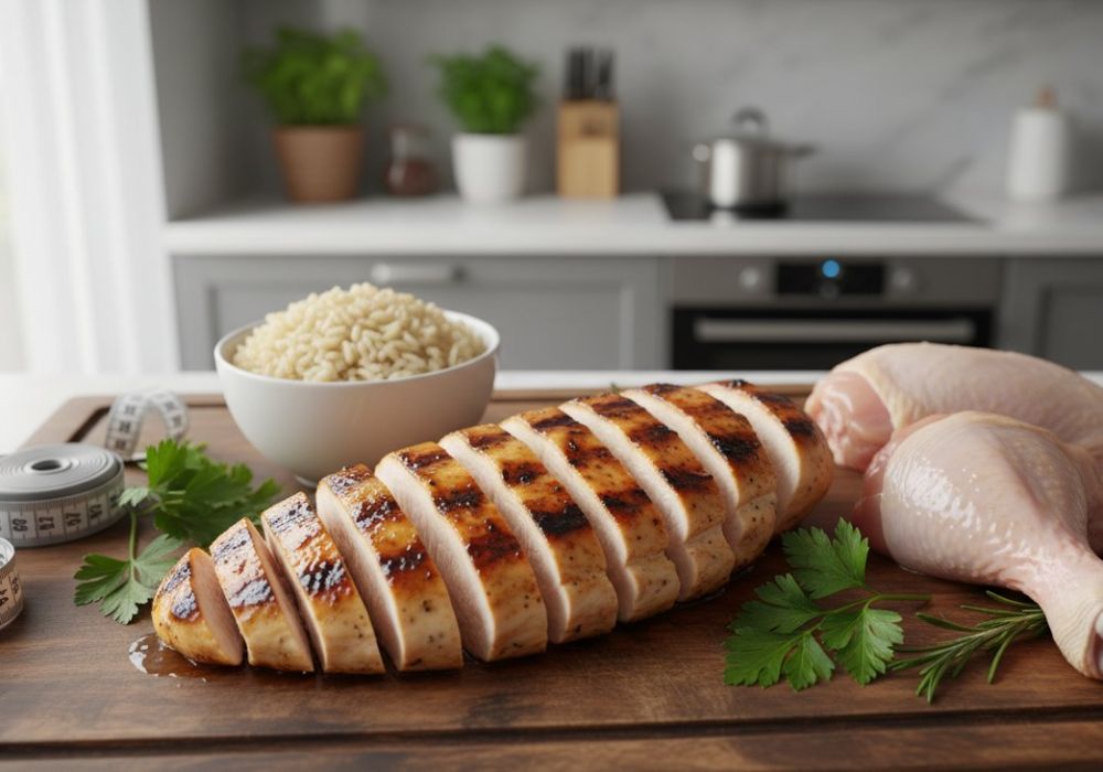 Protéines du Poulet : Tableau Complet par Morceau et Cuisson