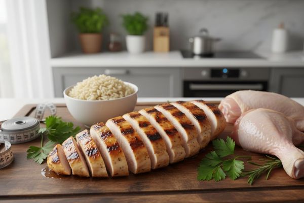 Protéines du Poulet : Tableau Complet par Morceau et Cuisson