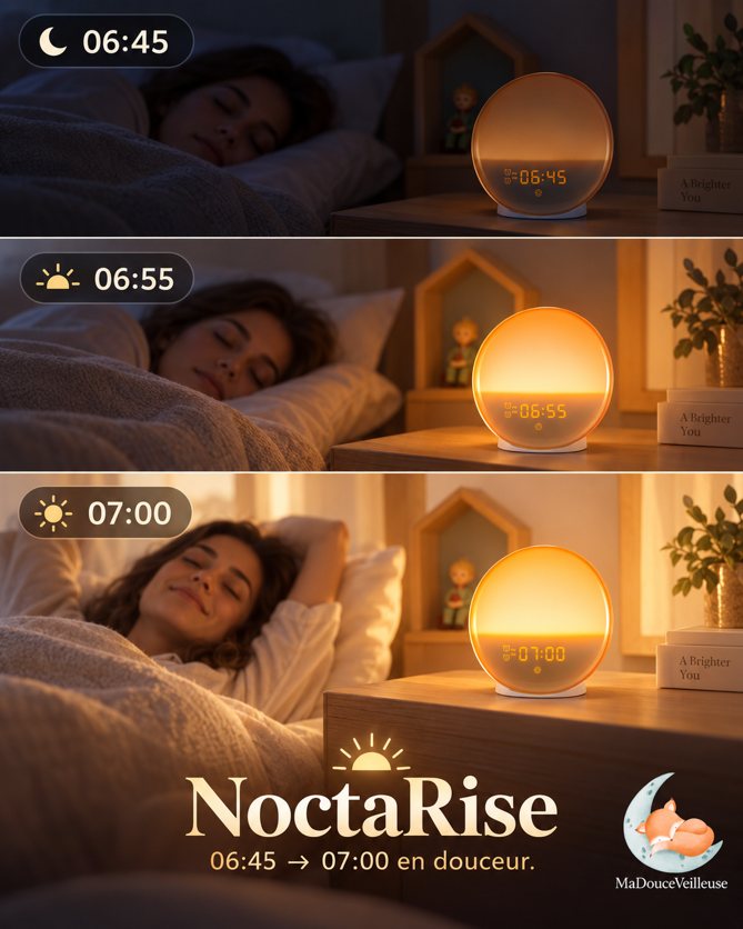 Rythme circadien perturbé par un réveil brutal