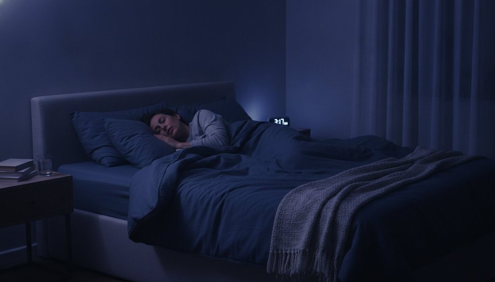 Personne en sommeil lent profond, phase où survient le somnambulisme
