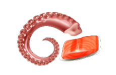 mollusques et crustacés crus