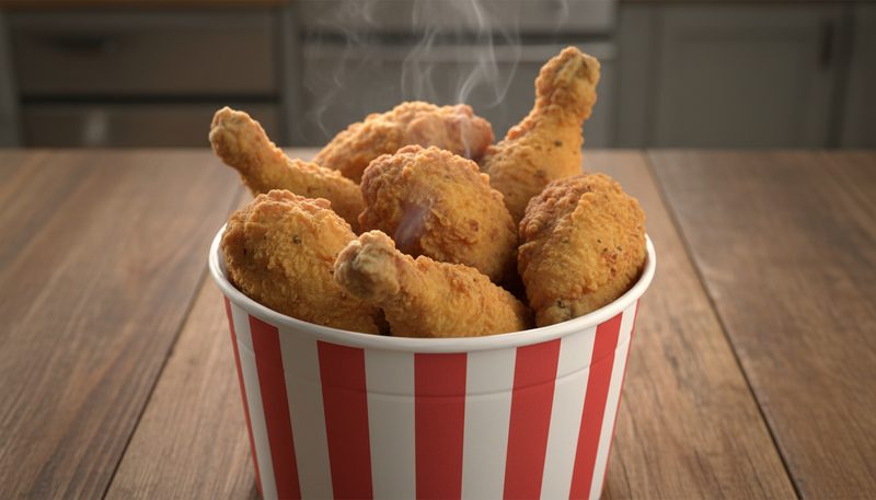 KFC Bucket poulet frit pieces calories familial