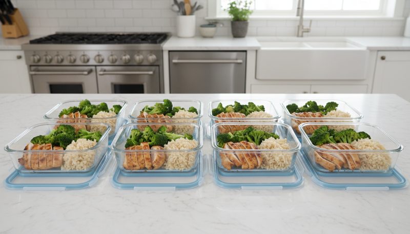Meal prep poulet pour musculation et régime minceur